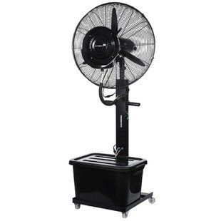 Ventilator de exterior cu pulverizare apă Hausberg HB5605NG, 26", 200W, 40L HB5605NG  foto