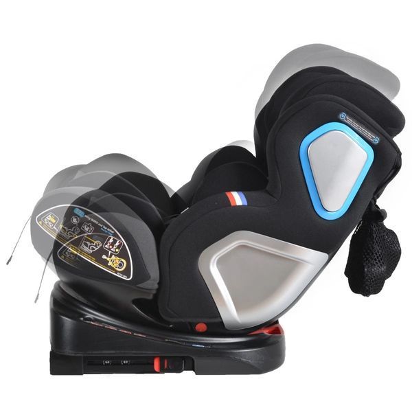 Автокресло 0-36 кг 360 Isofix Moni Colonel Dark Grey MT.105997 фото