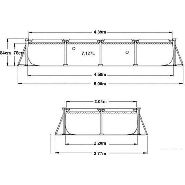 Piscina Carcas 450х220х85см, 7127L ID999MARKET_6163136 foto