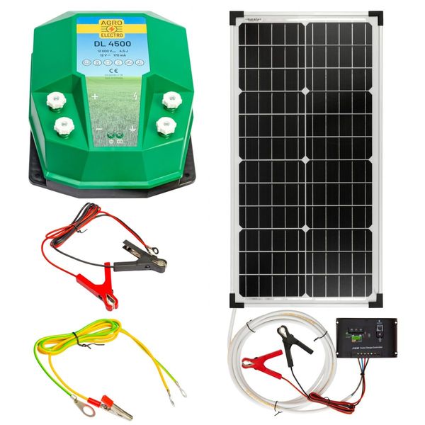 Aparat gard electric DL 4500, 4,5 Joule, cu sistem solar 30 W ID999MARKET_6560757 foto