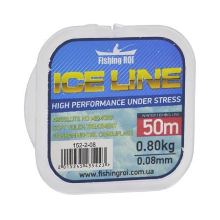 Леска Fishing ROI ICE LINE 0.08mm 50м 21258 фото