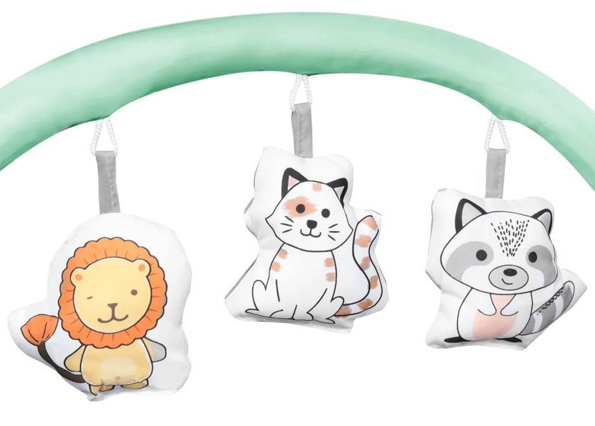 Манеж 2 в 1 Lionelo Flower Turquoise LN.101672 фото