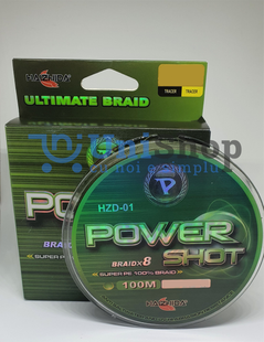 Плетеный шнур POWER SHOT 100 м 0,35мм 16895 фото