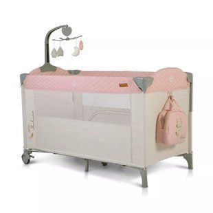 Манеж-кровать 2 в 1 Moni Indiana Pink MT.104723 фото