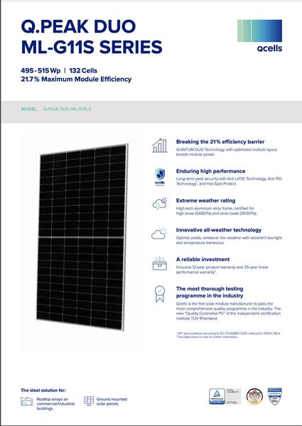 Panou solar industrial 510 Wt QCELLS ID999MARKET_6847657 foto