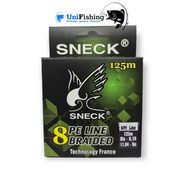 Плетёный шнур SNECK PE LINE 8 BRAIDED 0.16mm 22975 фото