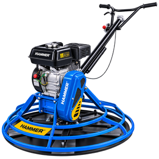 Elicopter finisare beton pe benzina ⌀96 74kg Hammer 41633 foto
