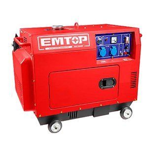 Generator diesel 5000W 220V silențios EMTOP EDGRS511 EDGRS511 foto