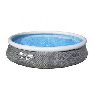 Piscină Fast Set cu pompă de filtrare (396х84 cm) 57376BW foto
