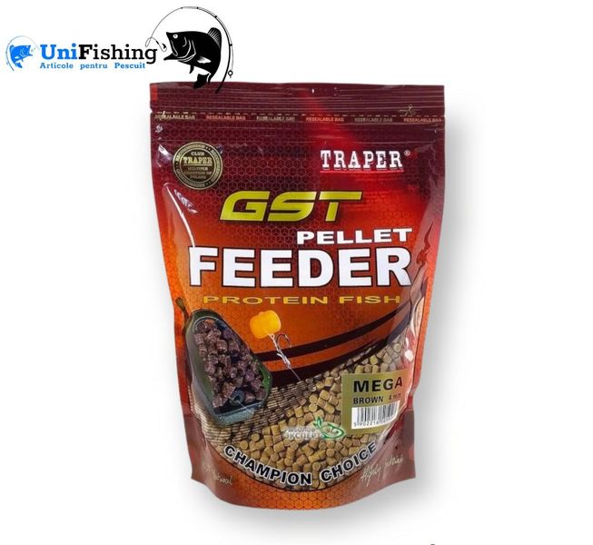 Пеллеты Traper GST Feeder 500g Mega Brown 2mm 19237 фото