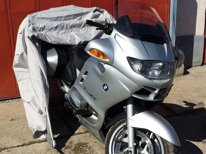 Garaj pliabil pentru motocicletă ID999MARKET_6802940 foto