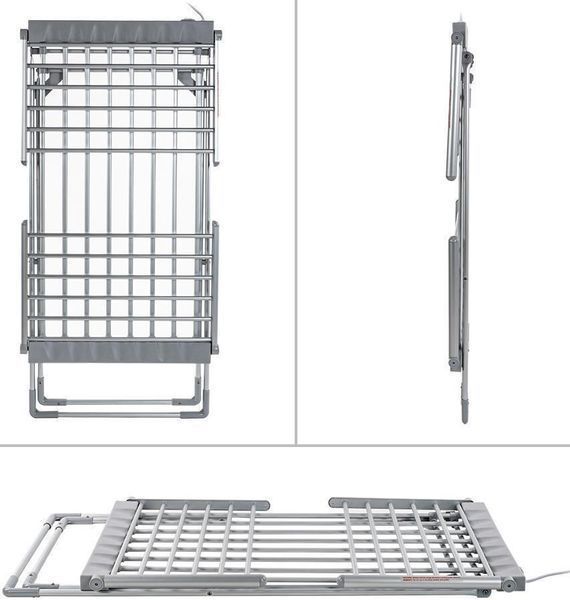 Uscător electric pentru haine Muhler, 12 m, 20 tuburi, capacitate de 15 kg MCD-1355 foto
