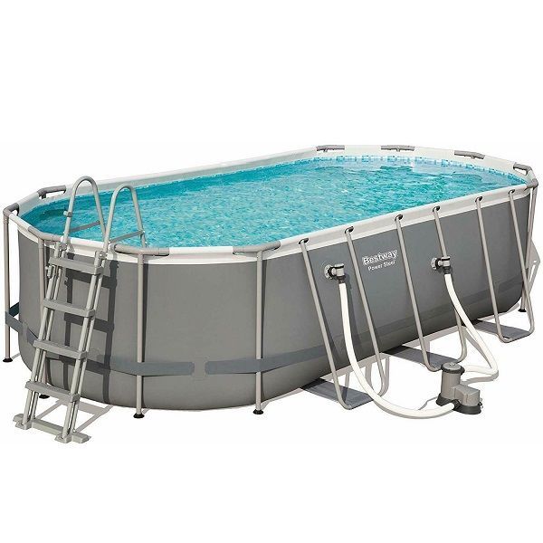 Pool Power Steel Oval 549x274x122cm, 13430L, cadru metalic ID999MARKET_6163017 foto