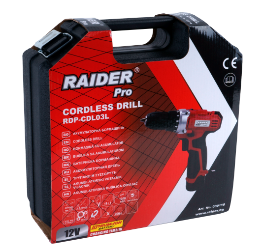 Mașină de găurit și înșurubat cu acumulator Raider RDP-CDL03L ID999MARKET_6078549 foto