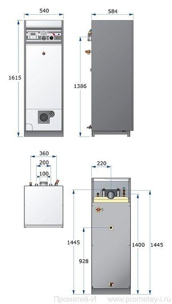 ACV DELTA PRO S25 НАПОЛЬНЫЙ ГАЗОВЫЙ КОТЁЛ - 25 КВТ ID999MARKET_6254362 фото