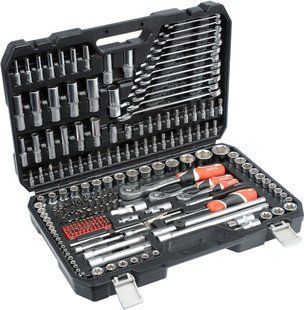 KIT DE UNELTE PROFESIONALE YATO 1/2",1/4", 3/8", 216 elemente ID999MARKET_6259331 foto
