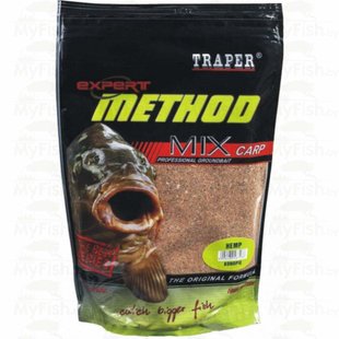 Прикормка Traper Method Mix Конопля 1кг 18115 фото