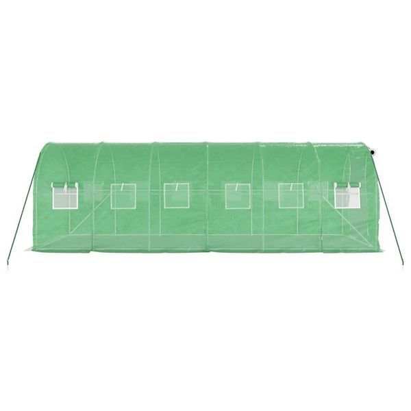 Seră 6x3x2.25m, +Cadou, 220 g/m2, 2 intrări, 26 mm 6173878 foto