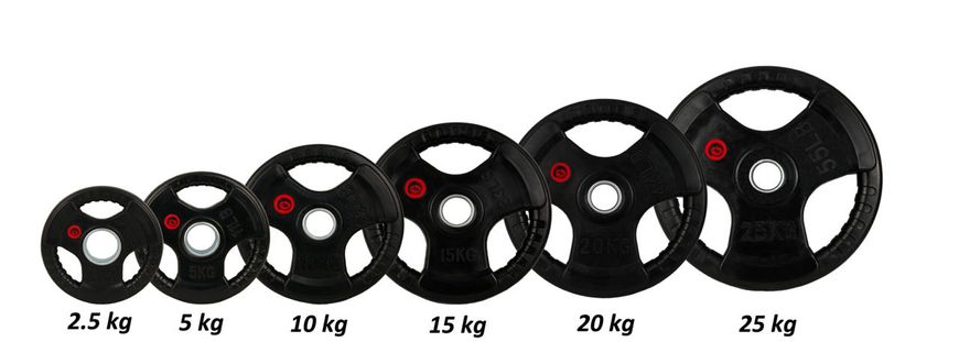 Резиновый диск 10кг PowerFIT ID999MARKET_6834099 фото