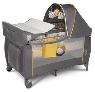 Манеж 2 в 1 Lionelo Sven Plus Yellow Scandi LN.101515 фото