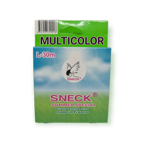 Леска Sneck multicolor 30м лето 0.20 23015 фото