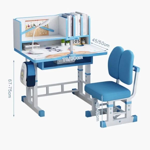 Парта с стульчиком регулируемый Blue HG6023-1 фото