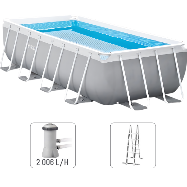 Piscina Carcas Metal 400x200x122cm, 8418L ID999MARKET_6219525 foto