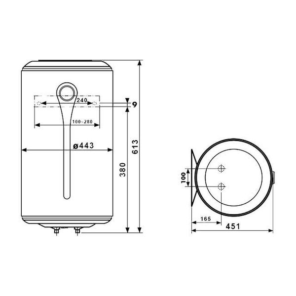 Boiler Atlantic VM 050 D400-1-m 1500 W ID999MARKET_6110266 foto