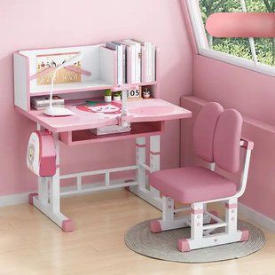 Парта с стульчиком регулируемый Pink HG6023-2 фото