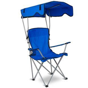 Scaun pliabil cu tent Kelsyus, 72x92x138 cm, albastru ID999MARKET_6837677 foto