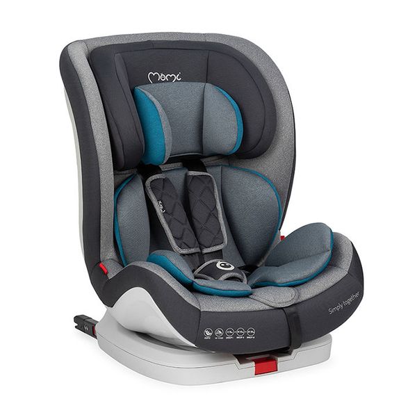 Scaun auto 9-36 kg MoMi Safetylux Gray - Turquoise FOSA00012 foto