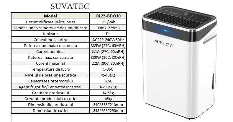 Осушитель воздуха SUVATEC 90м2 ID999MARKET_6359738 фото