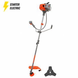 Motocoasă Kamoto T52CE, cu starter electric, bara pliabilă T52CE foto