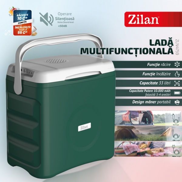 Портативный холодильник Zilan ZLN4759 12/220V ID999MARKET_6850207 фото