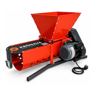 Zdrobitor electric de struguri cu desciorchinător Kronava DG-09, 1 kW, 1500 kg/h DG-09 foto