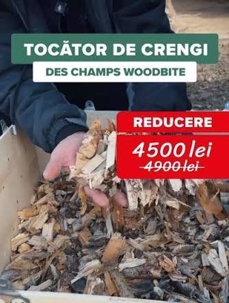 Tocător de crengi cu șnec Des Champs WOODBITE PTO WOO40 foto