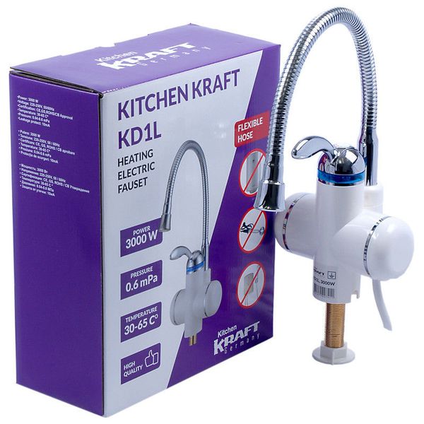 Robinet electric pentru incalzit apa 3Kw Kitchen Kraft KD1L ID999MARKET_6163843 foto