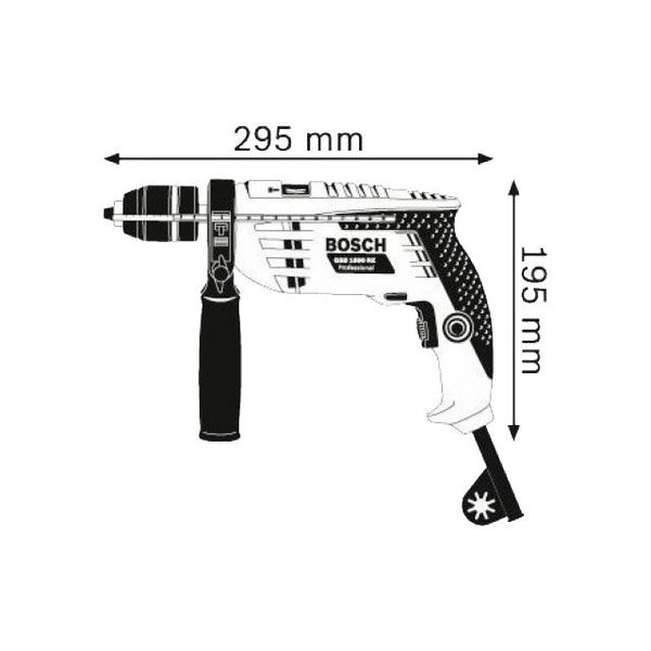 Ударная дрель Bosch GSB 1600 RE 701 Вт ID999MARKET_6080964 фото