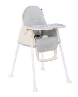 Стульчик для кормления 3 в 1 KikkaBoo Creamy Gray KB.110995 фото
