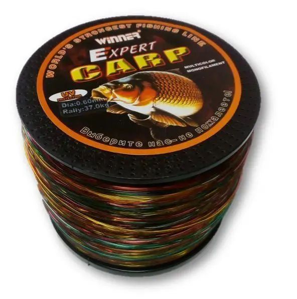 Леска Winner Carp Expert multicolor 1000 м 0.40 23518 фото