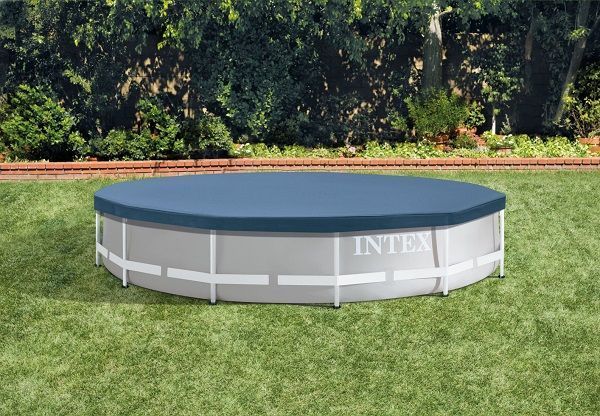 Husă pentru piscine cu cadru metalic rotund, D 366 cm 28031 foto