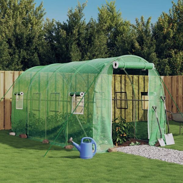 Seră 4x2.5x2m, +Cadou, 220 g/m2, 2 intrări, 26 mm 12314 foto