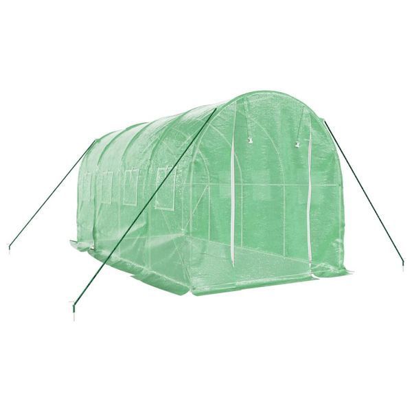 Seră 4x2.5x2m, +Cadou, 220 g/m2, 2 intrări, 26 mm 12314 foto