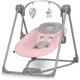 Шезлонг-Балансир Lionelo Otto Cozy Pink LN.105379 фото