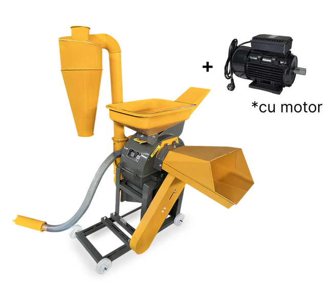 Tocător furaje și cereale TAIFUN 5.5kW/380V cu ciclon și aspirație 13ATNCYM380 foto