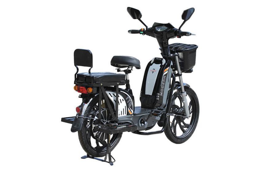 Bicicletă electrică TTG Modern EB-001 800W, Negru EB-001 foto