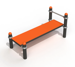 Горизонтальная скамья для пресса PTP 523-X.Dg 45383 фото