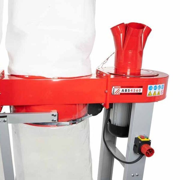 Aspirator pentru rumeguș și praf cu 3 saci Holzmann ABS4560 380V ABS4560 foto