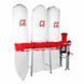 Aspirator pentru rumeguș și praf cu 3 saci Holzmann ABS4560 380V ABS4560 foto 1