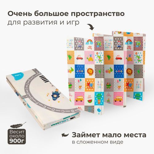 Термо коврик с дорогой (180х150х1см) 35754 фото